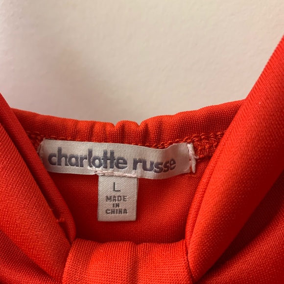 Charlotte Russe red peplum dress - Picture 6 of 6